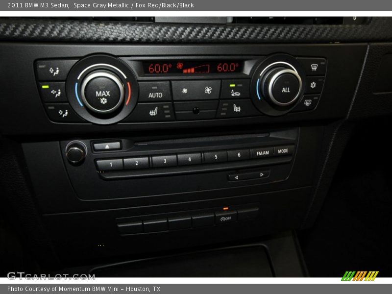 Space Gray Metallic / Fox Red/Black/Black 2011 BMW M3 Sedan