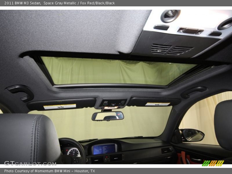 Space Gray Metallic / Fox Red/Black/Black 2011 BMW M3 Sedan
