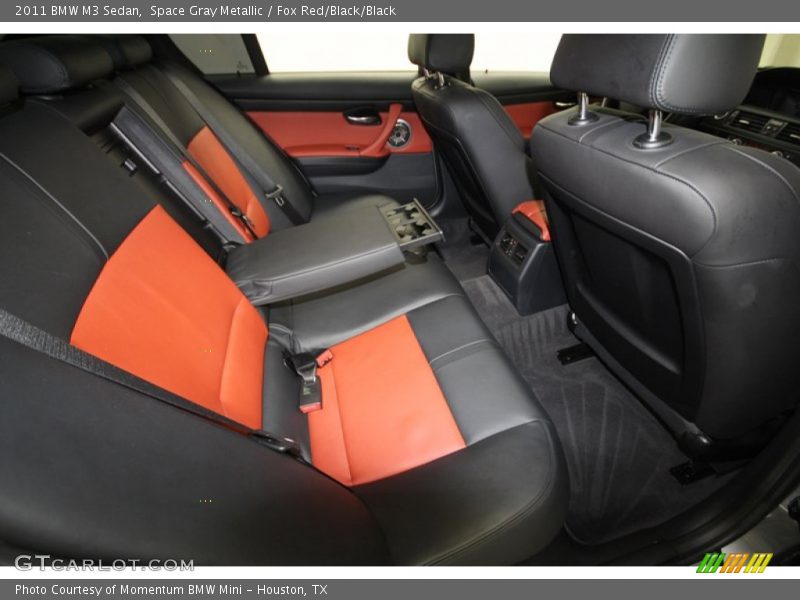Space Gray Metallic / Fox Red/Black/Black 2011 BMW M3 Sedan