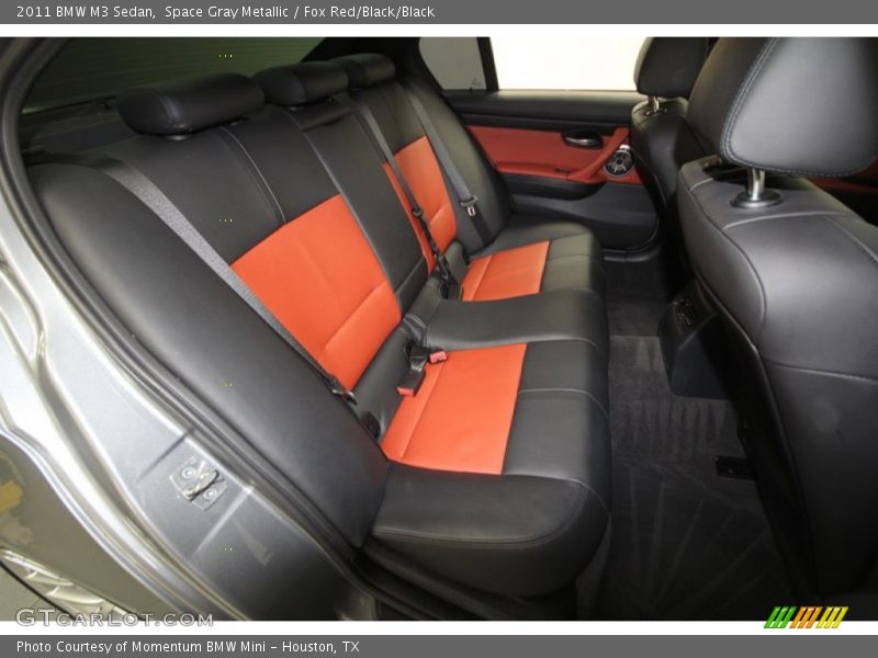 Space Gray Metallic / Fox Red/Black/Black 2011 BMW M3 Sedan