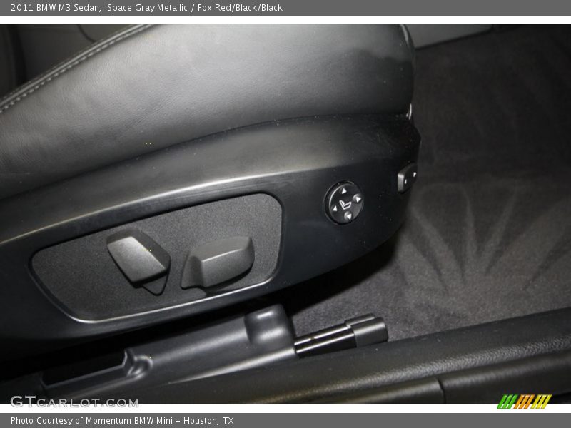 Space Gray Metallic / Fox Red/Black/Black 2011 BMW M3 Sedan