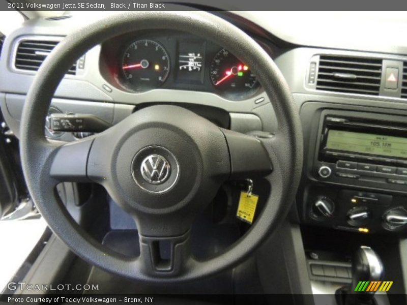 Black / Titan Black 2011 Volkswagen Jetta SE Sedan