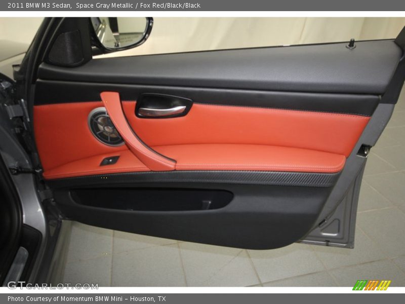 Space Gray Metallic / Fox Red/Black/Black 2011 BMW M3 Sedan