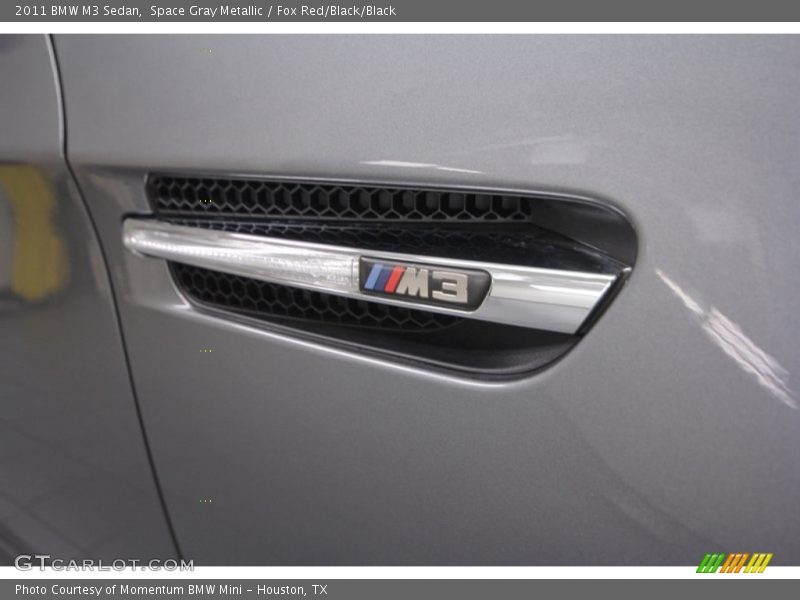 Space Gray Metallic / Fox Red/Black/Black 2011 BMW M3 Sedan