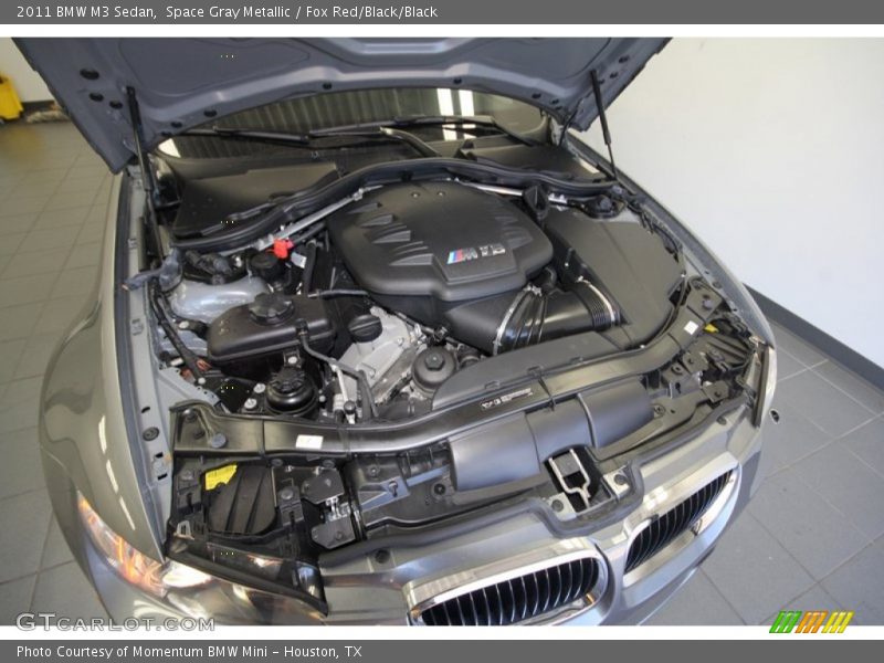 Space Gray Metallic / Fox Red/Black/Black 2011 BMW M3 Sedan