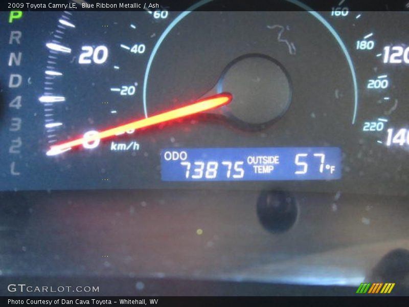 Blue Ribbon Metallic / Ash 2009 Toyota Camry LE