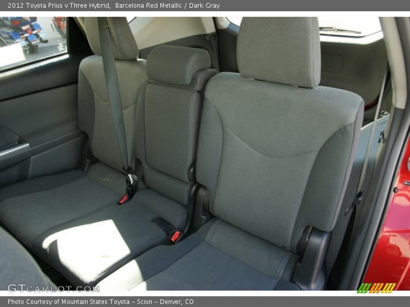 Barcelona Red Metallic / Dark Gray 2012 Toyota Prius v Three Hybrid