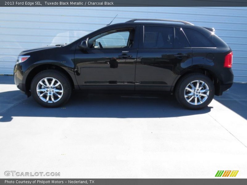 Tuxedo Black Metallic / Charcoal Black 2013 Ford Edge SEL