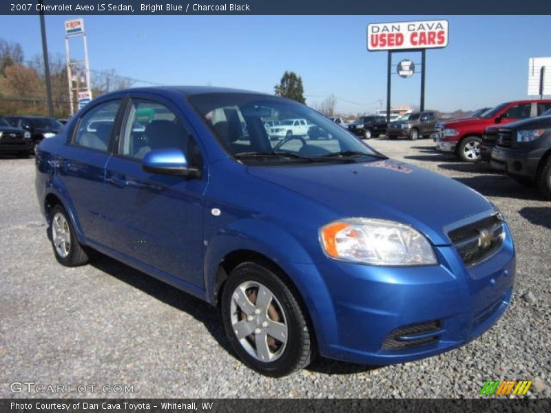 Bright Blue / Charcoal Black 2007 Chevrolet Aveo LS Sedan