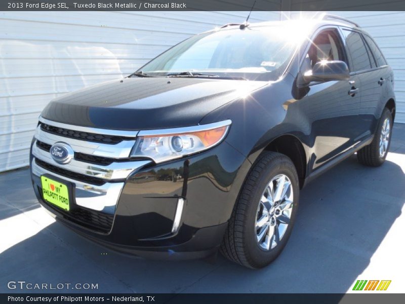 Tuxedo Black Metallic / Charcoal Black 2013 Ford Edge SEL