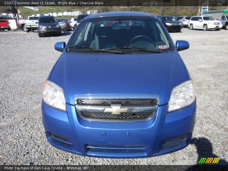 Bright Blue / Charcoal Black 2007 Chevrolet Aveo LS Sedan