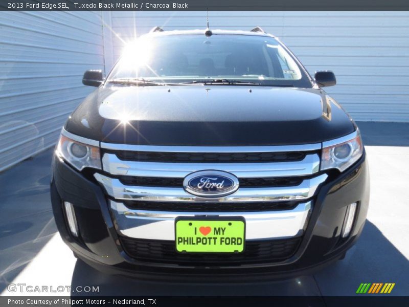 Tuxedo Black Metallic / Charcoal Black 2013 Ford Edge SEL