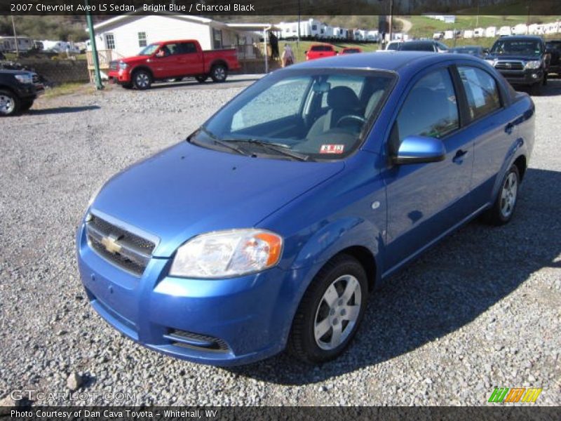 Bright Blue / Charcoal Black 2007 Chevrolet Aveo LS Sedan