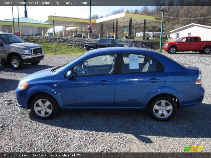 Bright Blue / Charcoal Black 2007 Chevrolet Aveo LS Sedan