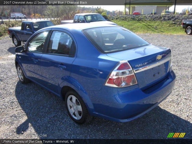 Bright Blue / Charcoal Black 2007 Chevrolet Aveo LS Sedan