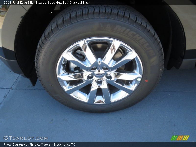 Tuxedo Black Metallic / Charcoal Black 2013 Ford Edge SEL