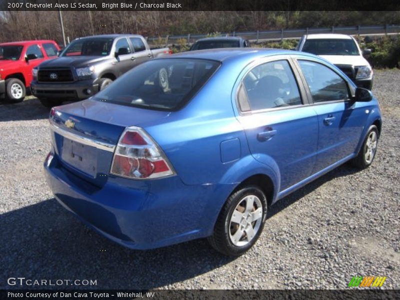 Bright Blue / Charcoal Black 2007 Chevrolet Aveo LS Sedan