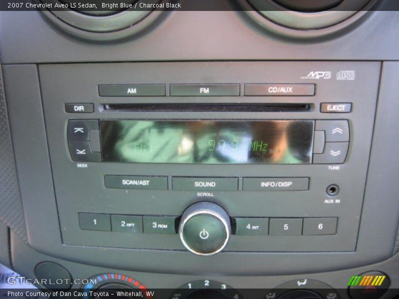 Bright Blue / Charcoal Black 2007 Chevrolet Aveo LS Sedan