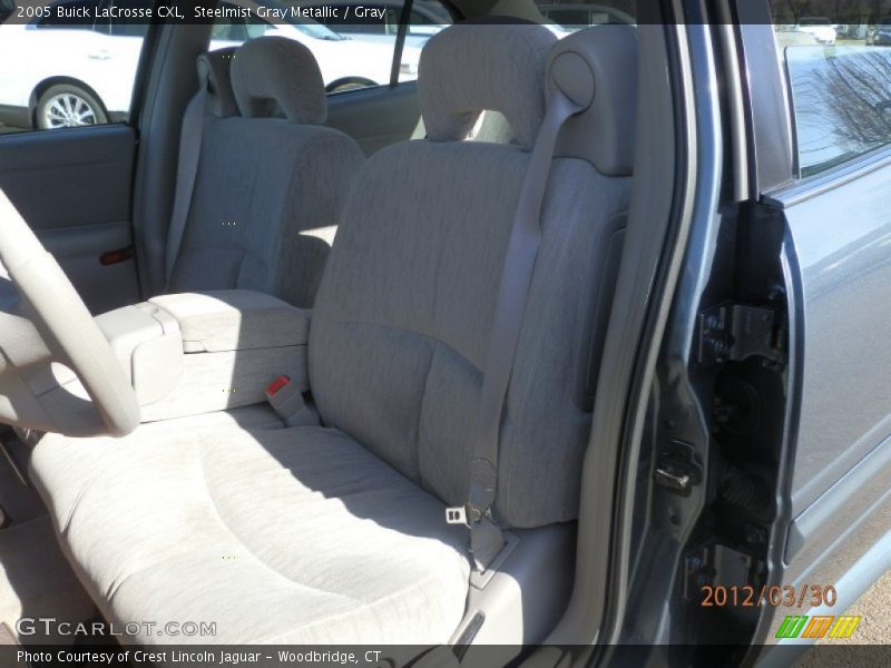 Steelmist Gray Metallic / Gray 2005 Buick LaCrosse CXL