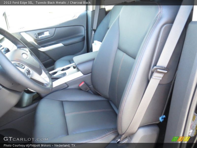 Tuxedo Black Metallic / Charcoal Black 2013 Ford Edge SEL