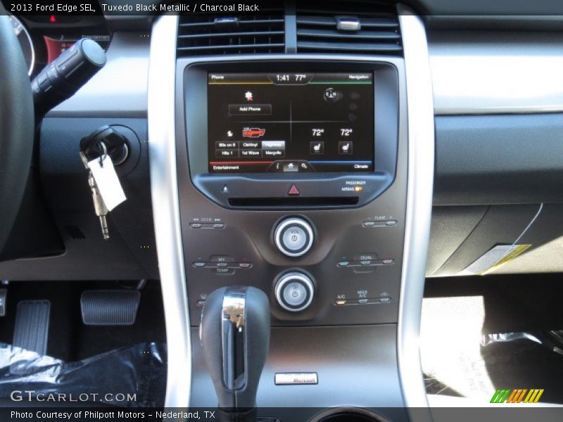 Tuxedo Black Metallic / Charcoal Black 2013 Ford Edge SEL