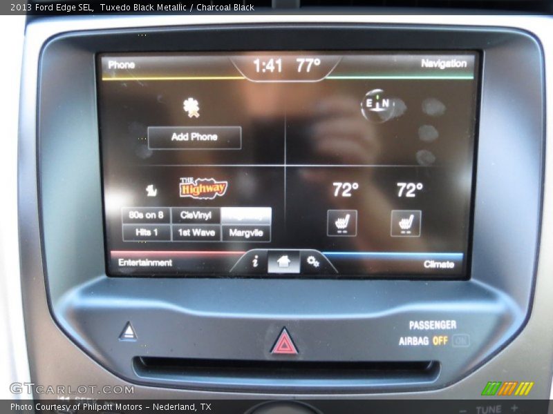 Tuxedo Black Metallic / Charcoal Black 2013 Ford Edge SEL