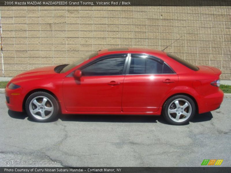 Volcanic Red / Black 2006 Mazda MAZDA6 MAZDASPEED6 Grand Touring