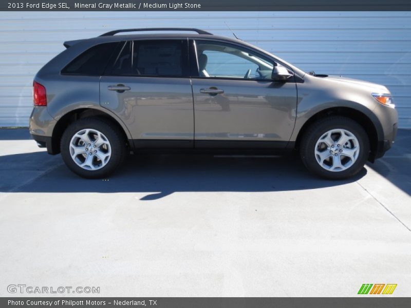 Mineral Gray Metallic / Medium Light Stone 2013 Ford Edge SEL