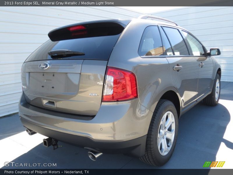 Mineral Gray Metallic / Medium Light Stone 2013 Ford Edge SEL