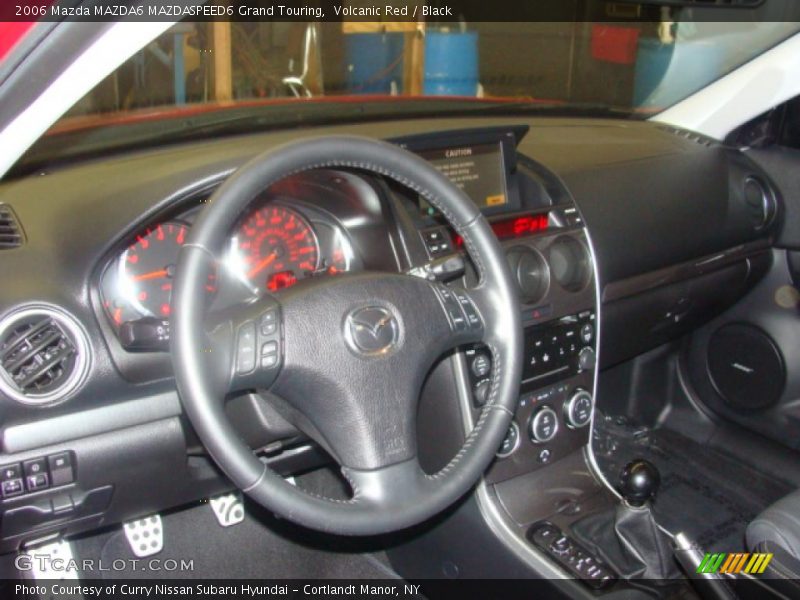 Volcanic Red / Black 2006 Mazda MAZDA6 MAZDASPEED6 Grand Touring