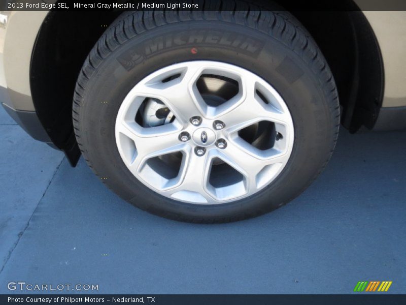 Mineral Gray Metallic / Medium Light Stone 2013 Ford Edge SEL