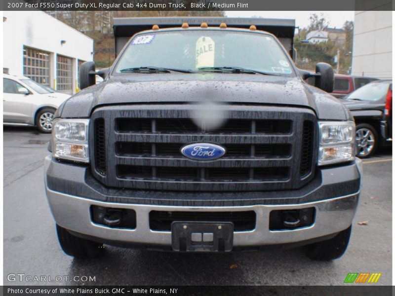 Black / Medium Flint 2007 Ford F550 Super Duty XL Regular Cab 4x4 Dump Truck