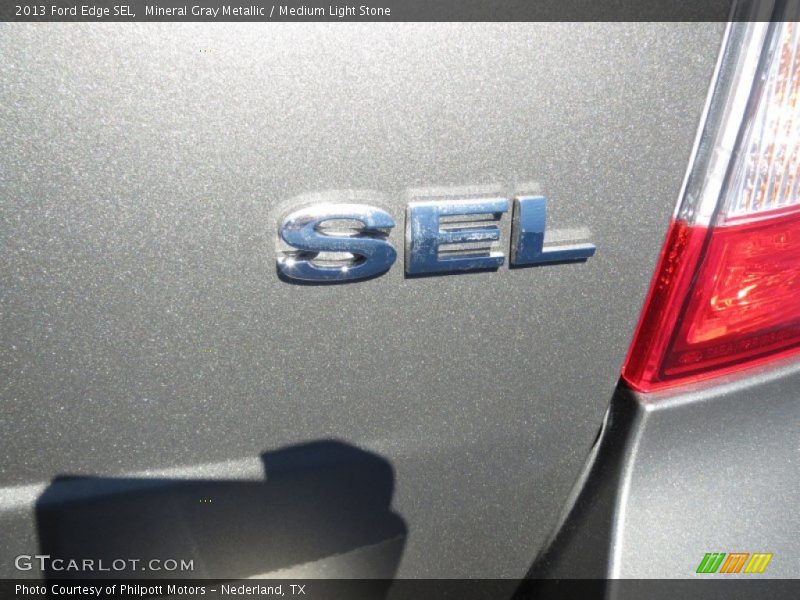 Mineral Gray Metallic / Medium Light Stone 2013 Ford Edge SEL