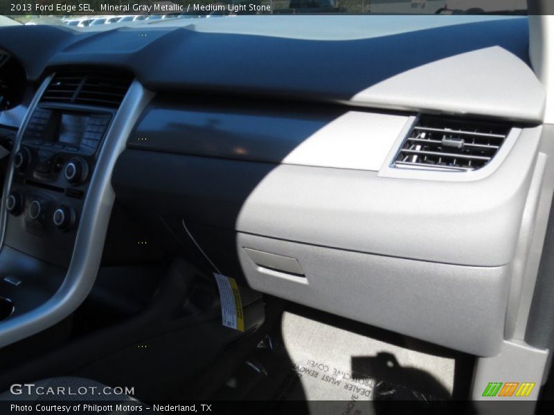 Mineral Gray Metallic / Medium Light Stone 2013 Ford Edge SEL