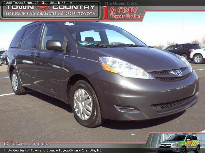 Slate Metallic / Stone 2008 Toyota Sienna CE