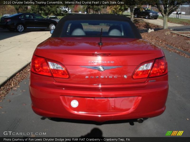 Inferno Red Crystal Pearl / Dark Slate Gray 2010 Chrysler Sebring Touring Convertible