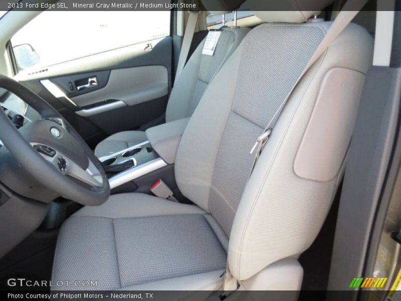 Mineral Gray Metallic / Medium Light Stone 2013 Ford Edge SEL