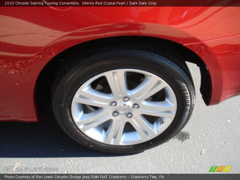 Inferno Red Crystal Pearl / Dark Slate Gray 2010 Chrysler Sebring Touring Convertible