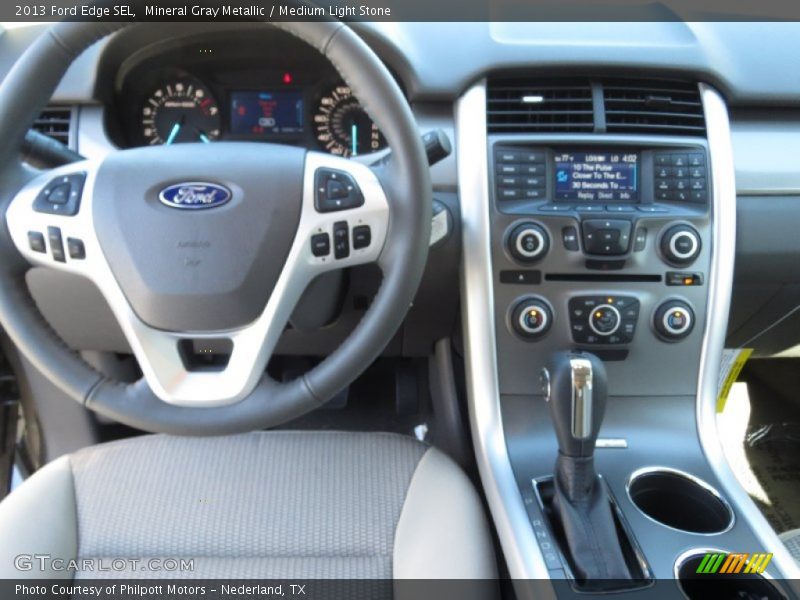 Mineral Gray Metallic / Medium Light Stone 2013 Ford Edge SEL