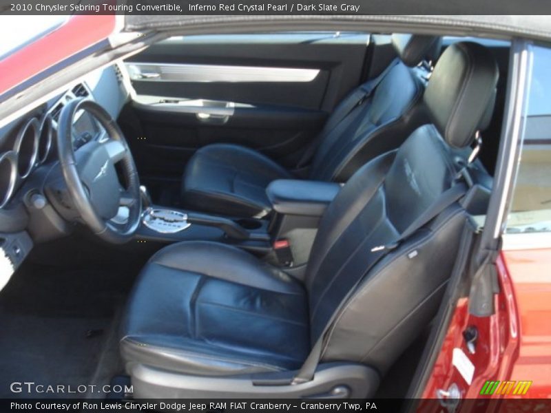 Inferno Red Crystal Pearl / Dark Slate Gray 2010 Chrysler Sebring Touring Convertible