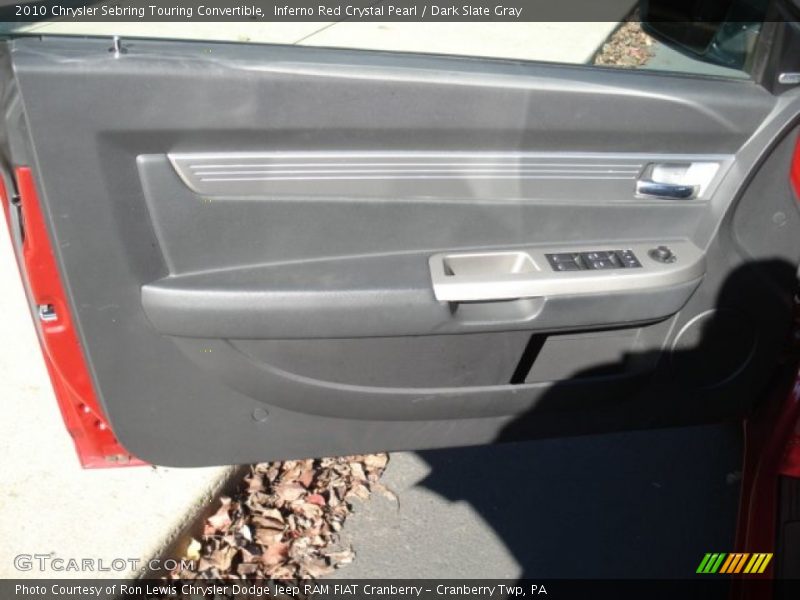 Inferno Red Crystal Pearl / Dark Slate Gray 2010 Chrysler Sebring Touring Convertible