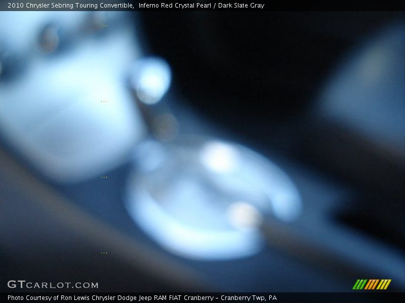 Inferno Red Crystal Pearl / Dark Slate Gray 2010 Chrysler Sebring Touring Convertible