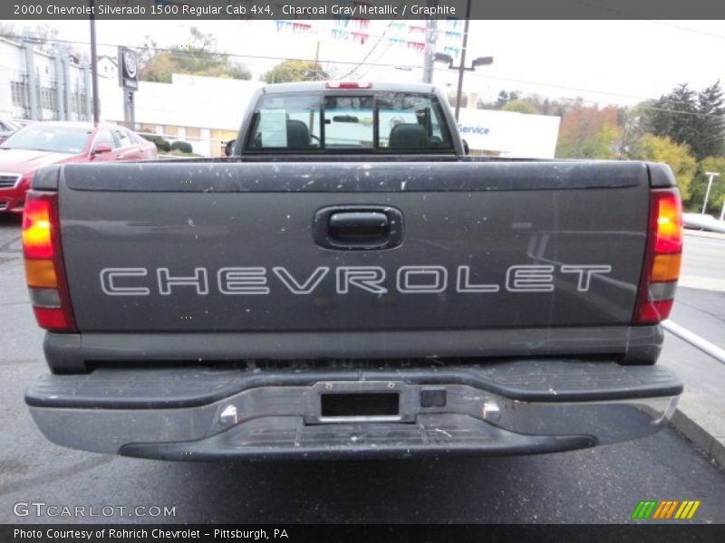 Charcoal Gray Metallic / Graphite 2000 Chevrolet Silverado 1500 Regular Cab 4x4