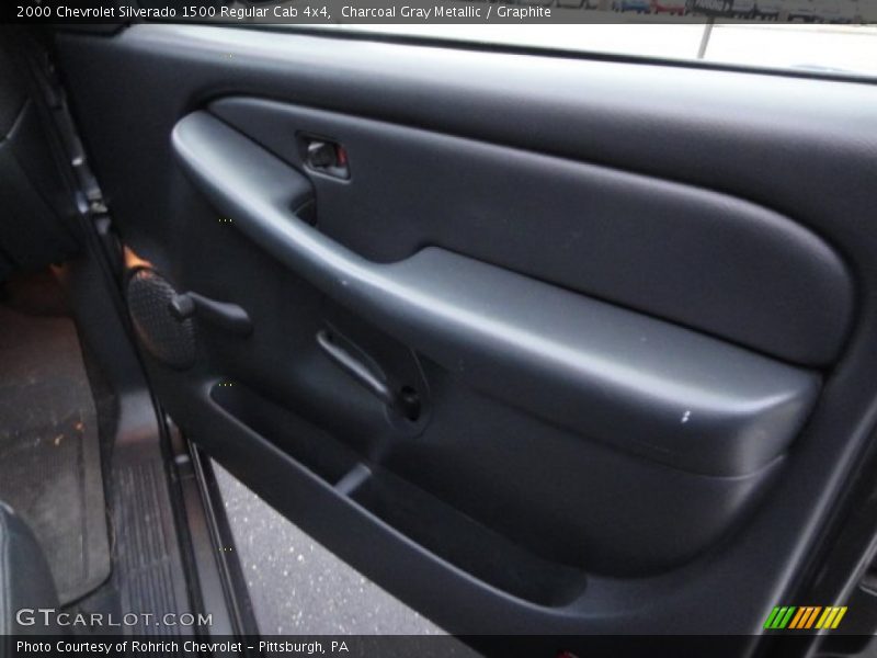 Charcoal Gray Metallic / Graphite 2000 Chevrolet Silverado 1500 Regular Cab 4x4