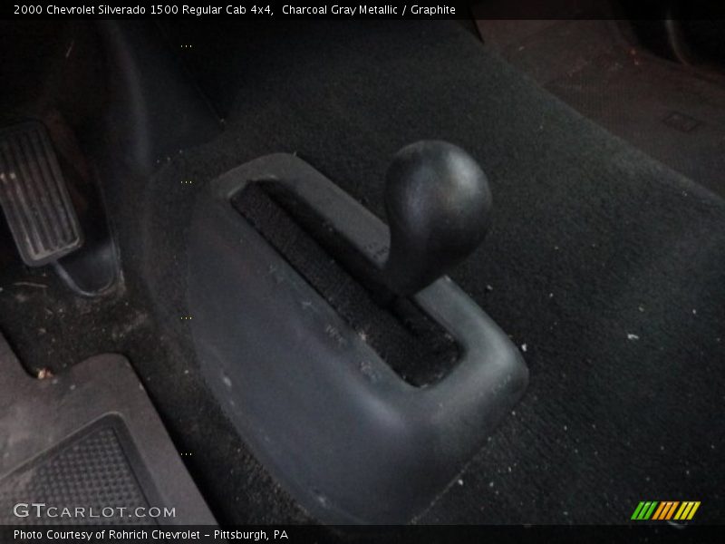 Charcoal Gray Metallic / Graphite 2000 Chevrolet Silverado 1500 Regular Cab 4x4