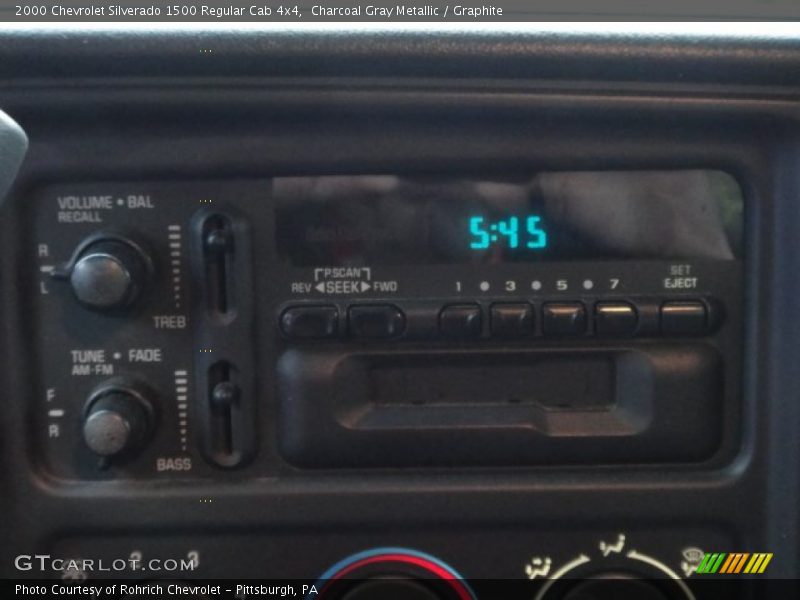 Charcoal Gray Metallic / Graphite 2000 Chevrolet Silverado 1500 Regular Cab 4x4