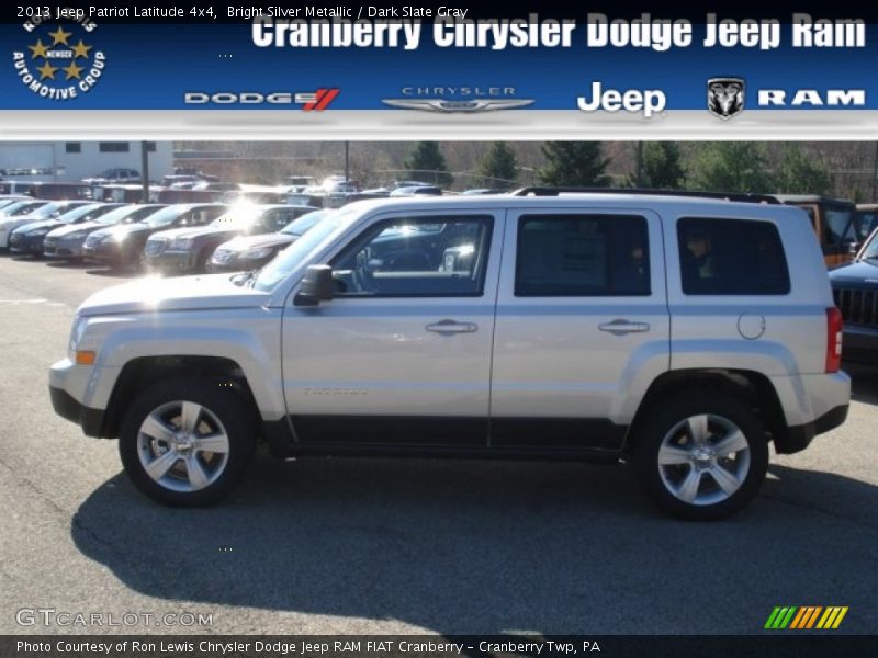 Bright Silver Metallic / Dark Slate Gray 2013 Jeep Patriot Latitude 4x4