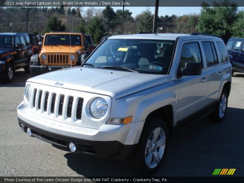 Bright Silver Metallic / Dark Slate Gray 2013 Jeep Patriot Latitude 4x4