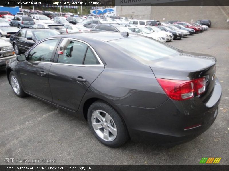 Taupe Gray Metallic / Jet Black 2013 Chevrolet Malibu LT