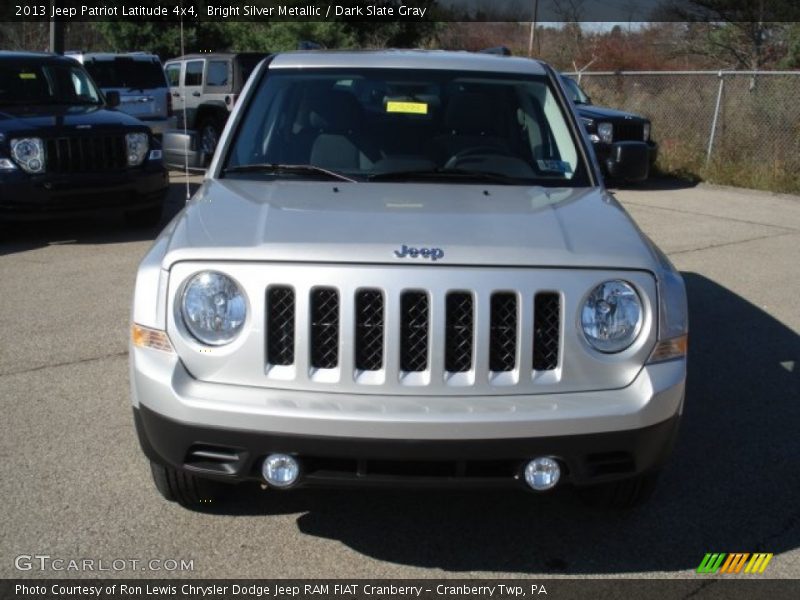 Bright Silver Metallic / Dark Slate Gray 2013 Jeep Patriot Latitude 4x4
